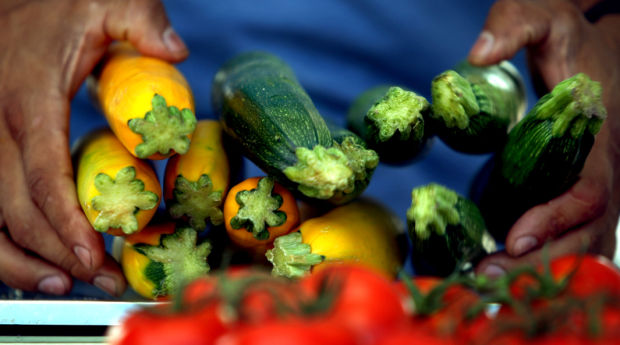 Saturday morning's market delight